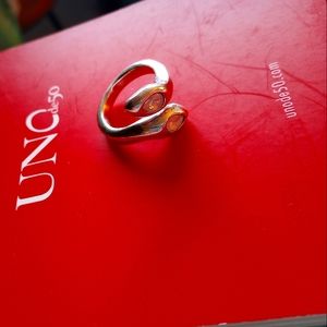 Size 7 Uno De 50 double head snake ring